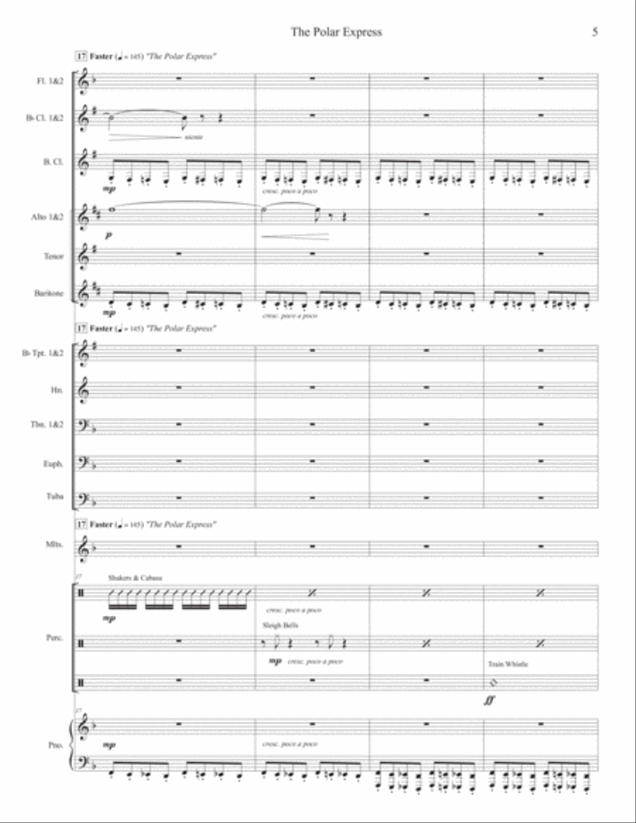 The Polar Express Bassoon scores gallery preview page 5