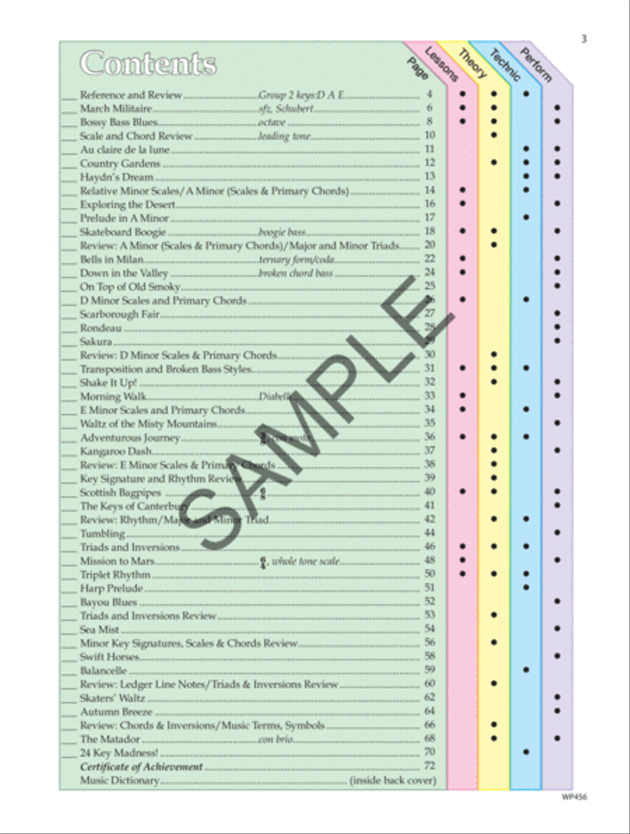 Bastien New Traditions: All in One Piano Course - Level 3A Piano Method scores gallery preview page 2