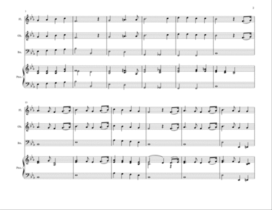 O Canada! Small Ensemble scores gallery preview page 2