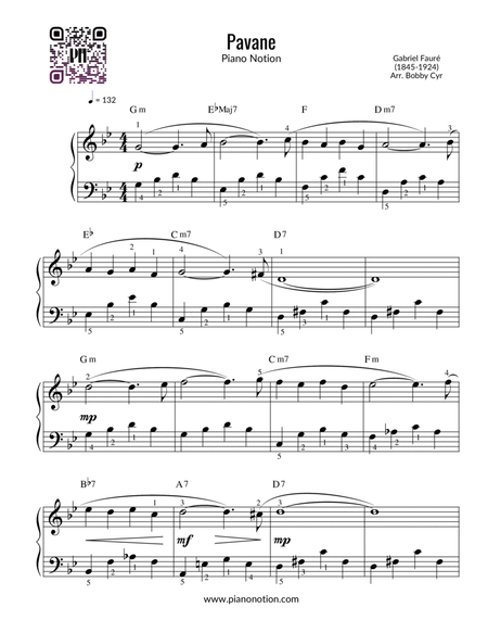Pavane - Gabriel Fauré (Piano Solo)