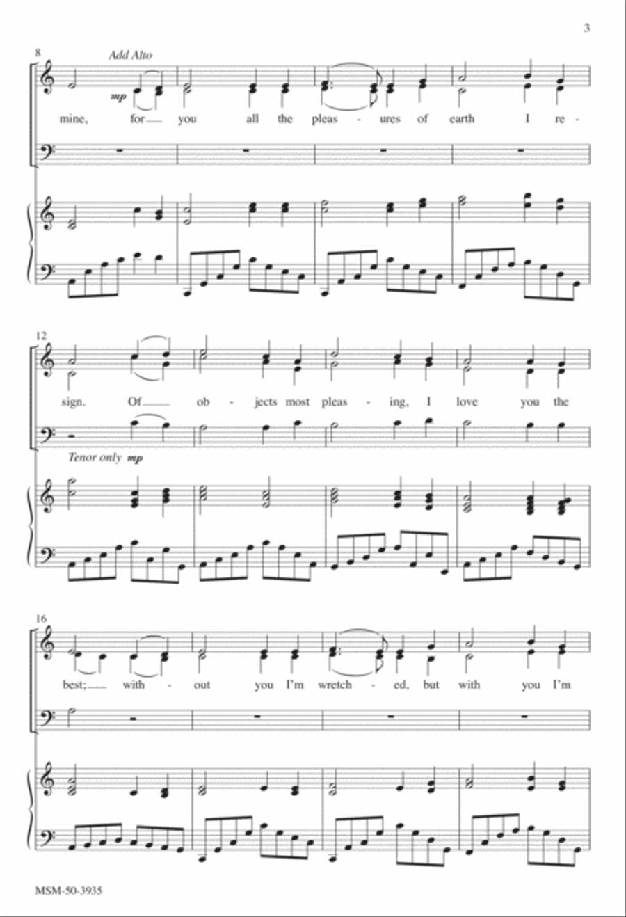 O Jesus, My Savior O Jesus, My Savior 4-Part scores gallery preview page 3