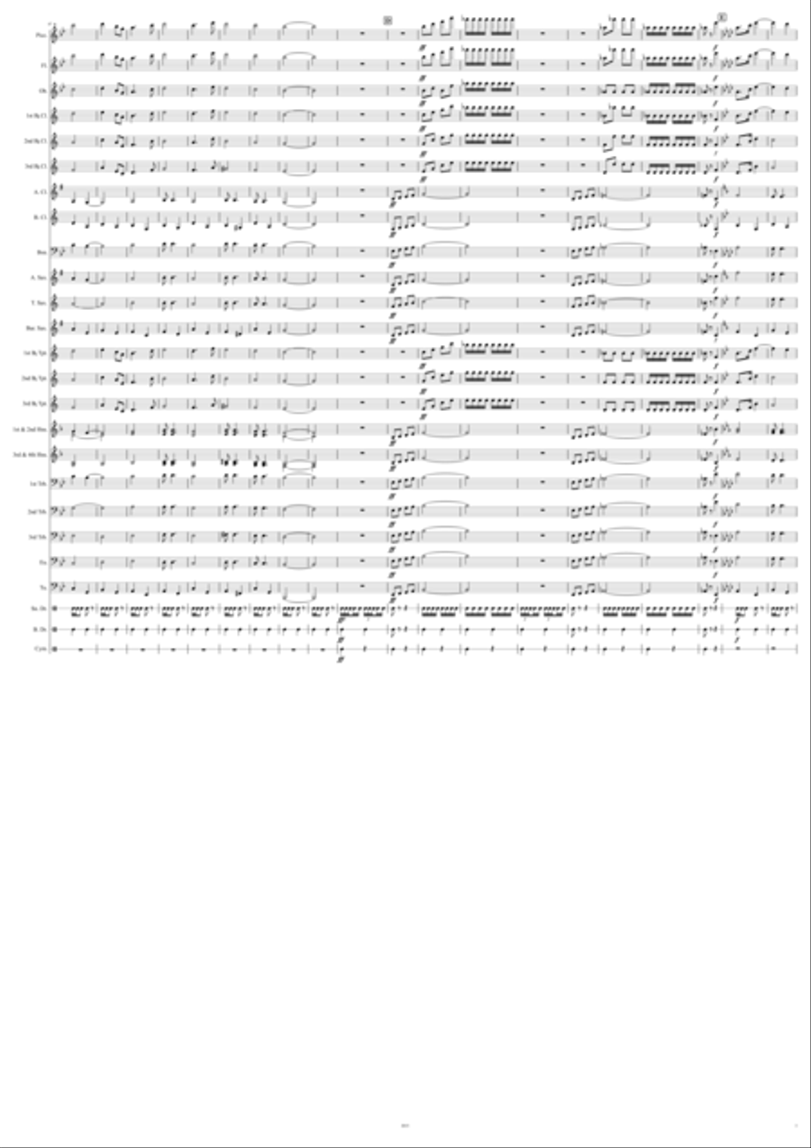 North Carolina State Troopers March Marching Band scores gallery preview page 3