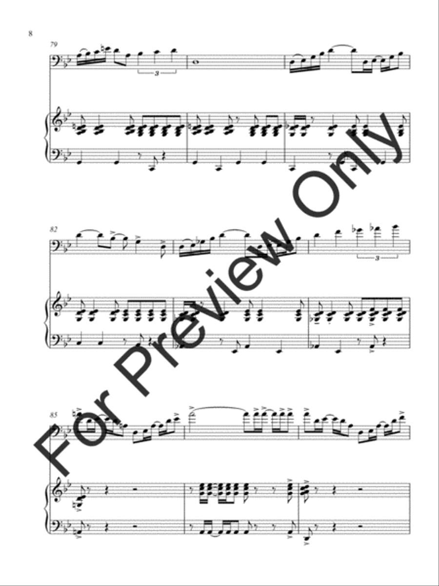 Rhapsody For Trombone Trombone scores gallery preview page 12