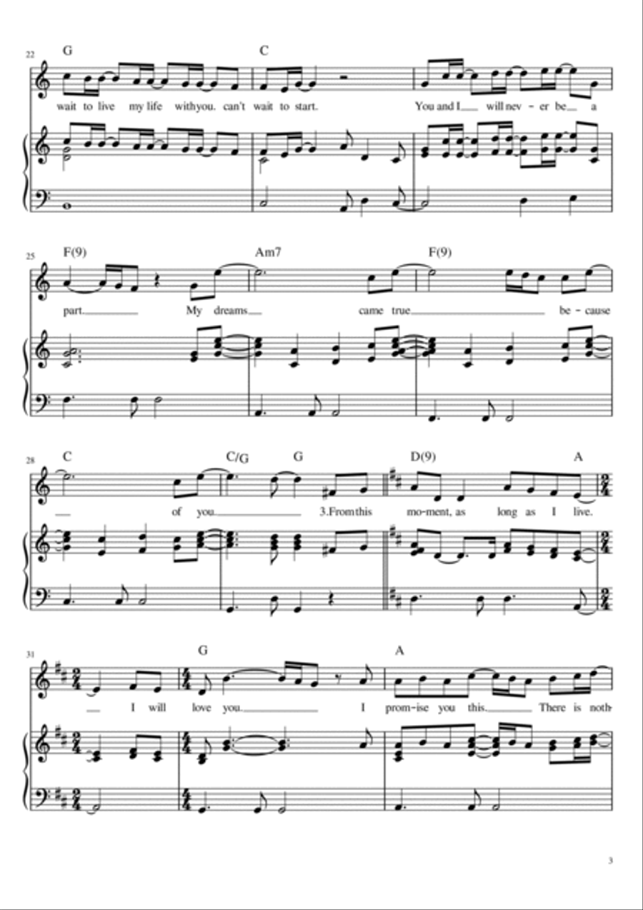 From This Moment On From This Moment On A Cappella scores gallery preview page 3