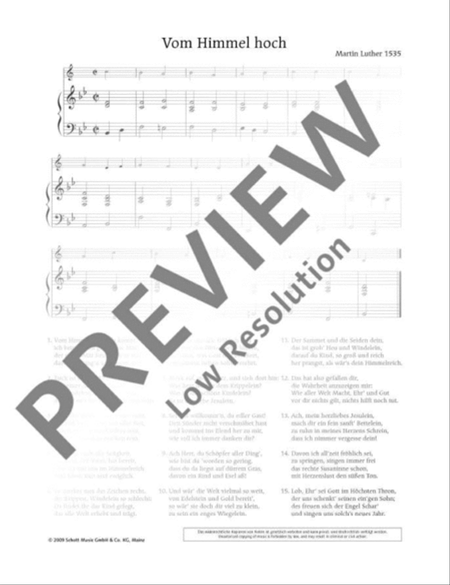 Vom Himmel hoch B-Flat Trumpet scores gallery preview page 2