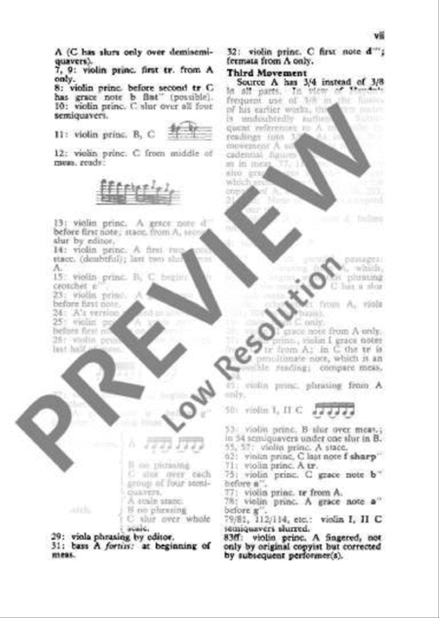 Concerto C major Orchestra scores gallery preview page 8