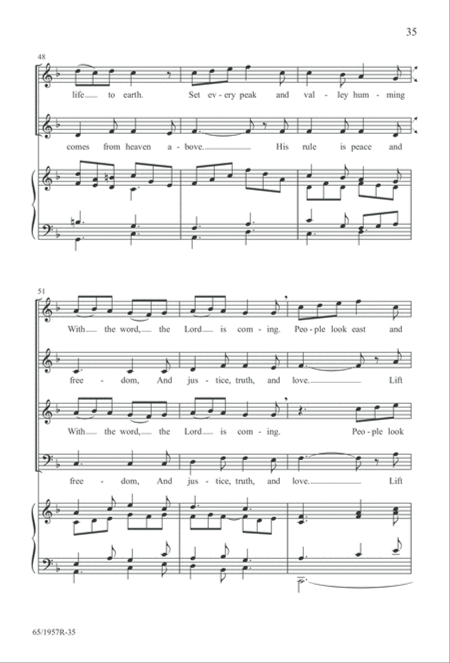 Festival of Lessons and Carols 4-Part scores gallery preview page 36
