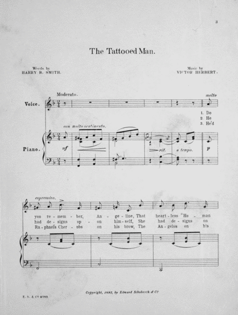 The Tattooed Man. Song