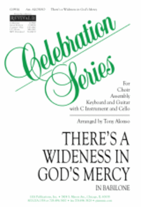There's a Wideness in God's Mercy - Instrument edition