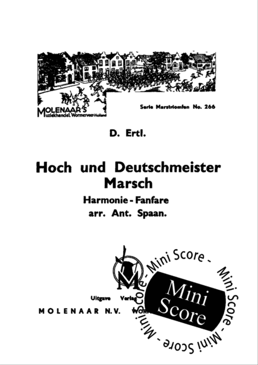 Hoch und Deutschmeister Marsch Fanfare Band scores gallery preview page 3