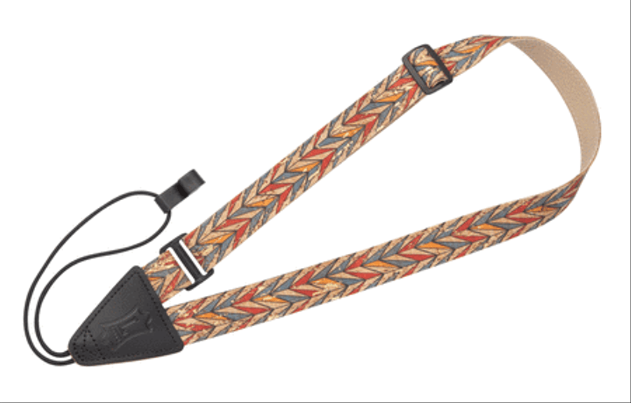 Cork Ukulele/Classical Strap – Chevron