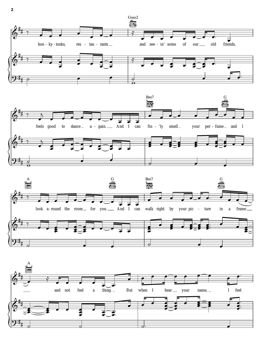Every Time I Hear Your Name Acoustic Guitar scores gallery preview page 2