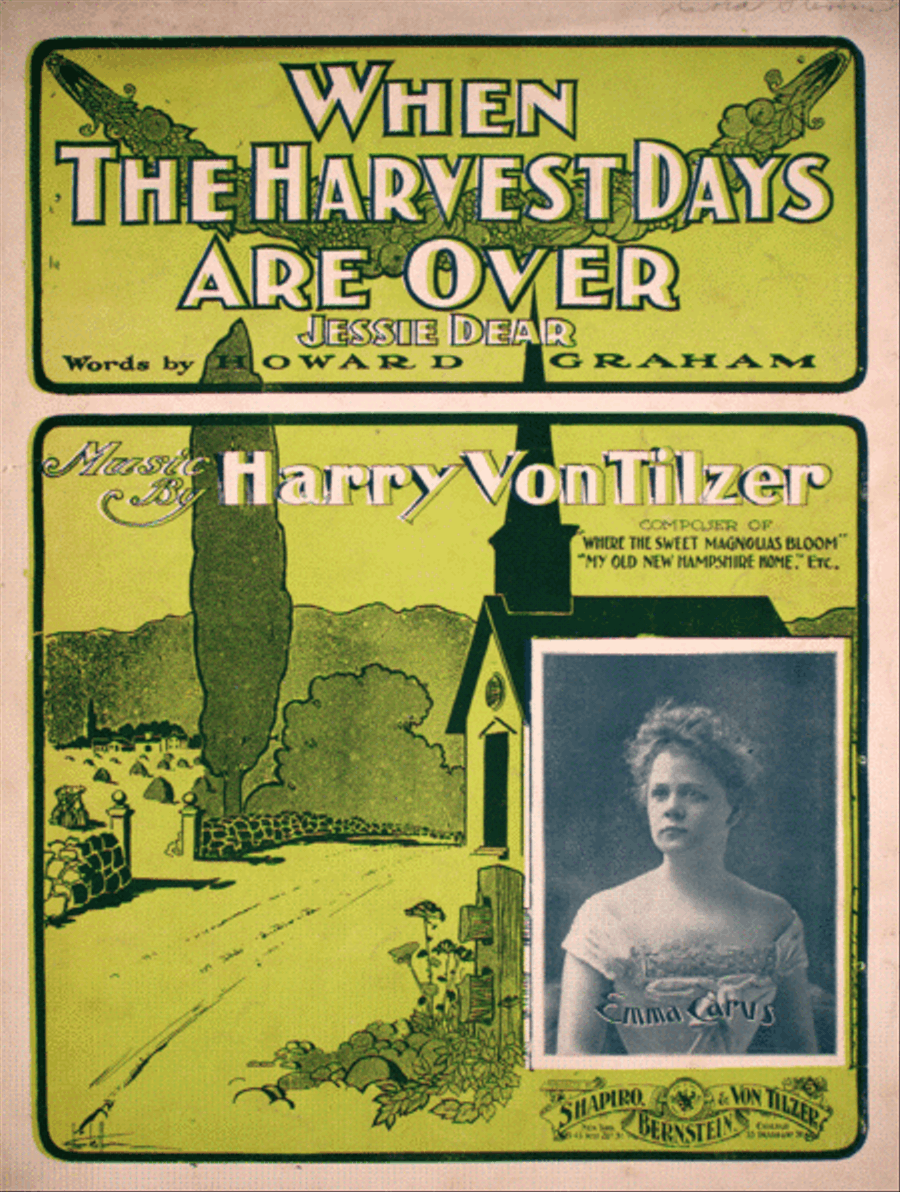 When the Harvest Days are Over, Jessie Dear Voice scores gallery preview page 1