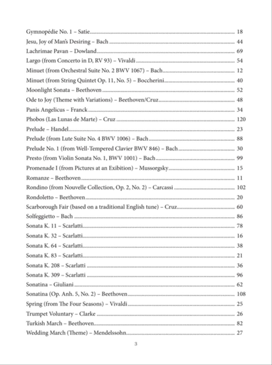 The Classical Guitarist's Gig Book Acoustic Guitar scores gallery preview page 4