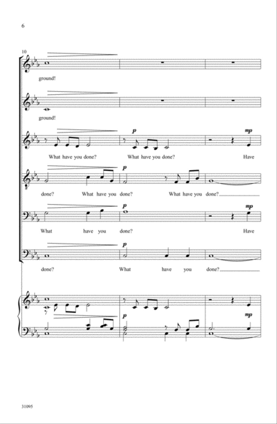 Elegy for Dachau Elegy for Dachau A Cappella scores gallery preview page 5