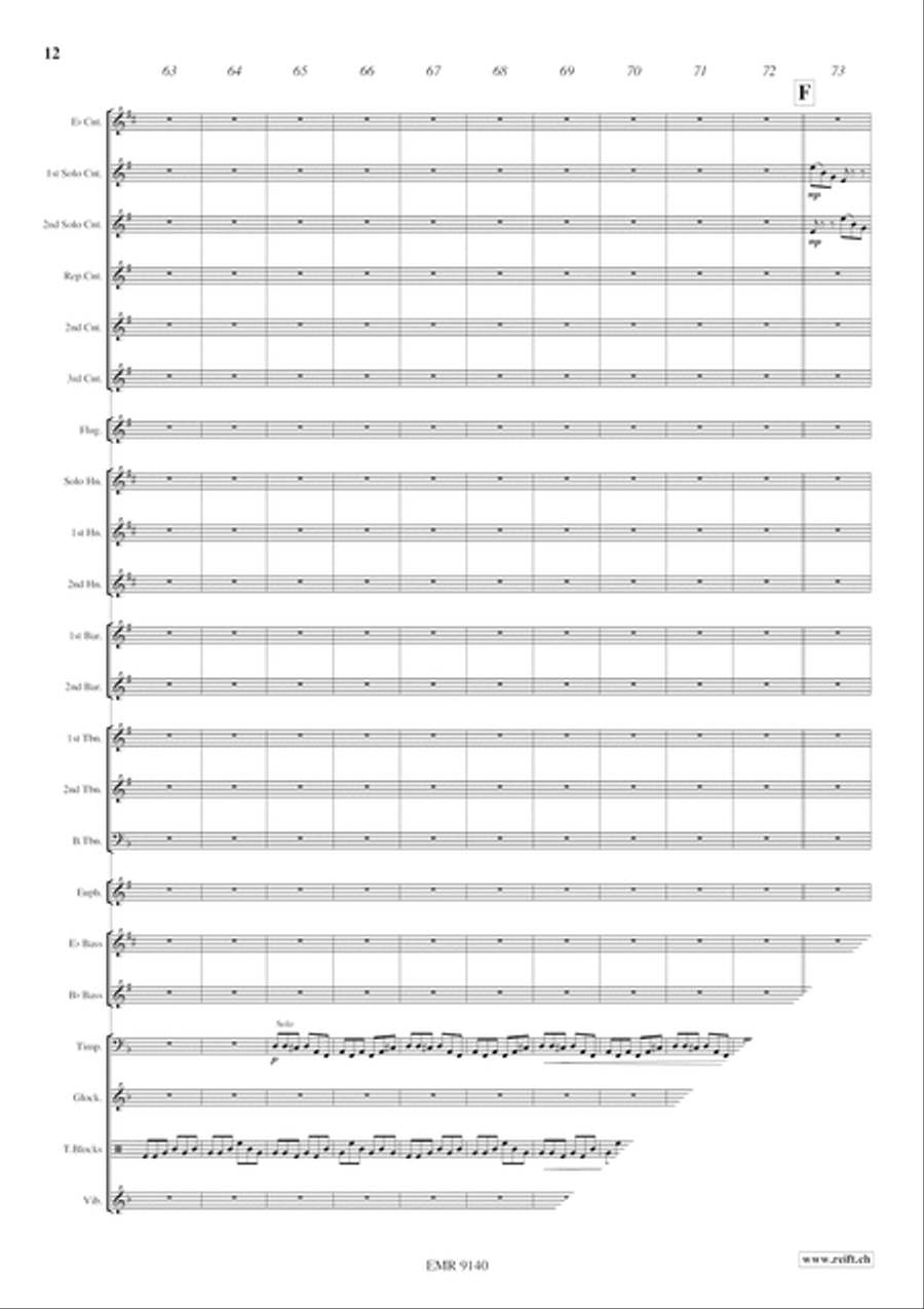 Imaginary Worlds Brass Band scores gallery preview page 13