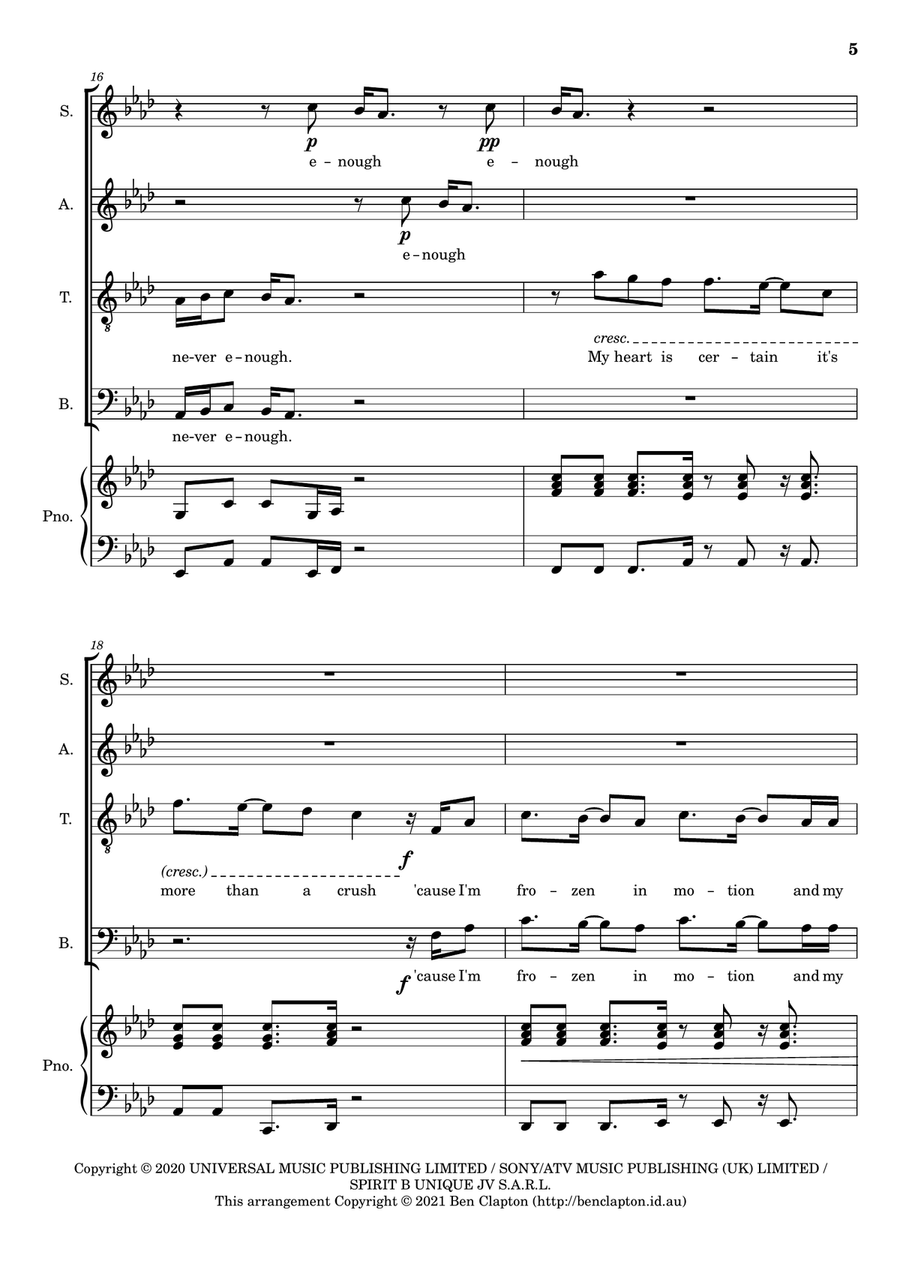 Head & Heart 4-Part scores gallery preview page 5