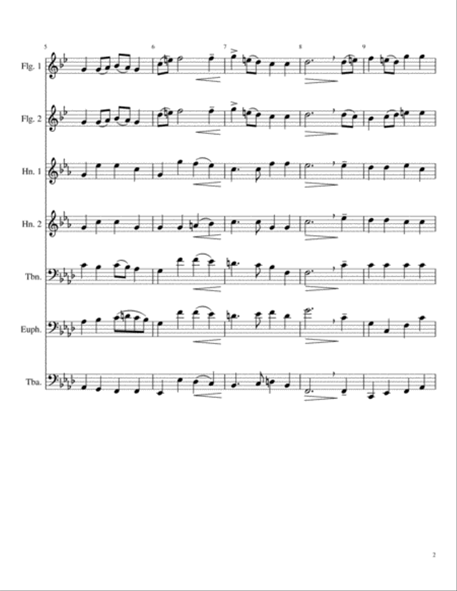 I Love My Love from Six Choral Folk Songs (Mvt. 5) Choir scores gallery preview page 2