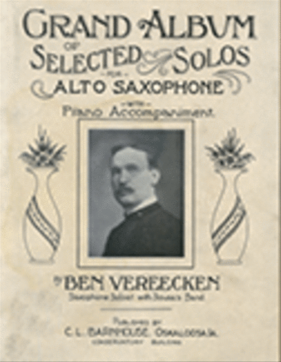 Grand Album of Selected Solos for Alto Saxophone Alto Saxophone scores gallery preview page 1
