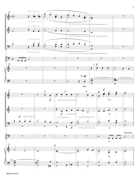 The Day of Resurrection (Lead On, O King Eternal) (Downloadable Full Score) image number null