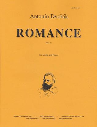 Book cover for Romance, Op. 11 - Vln-pno