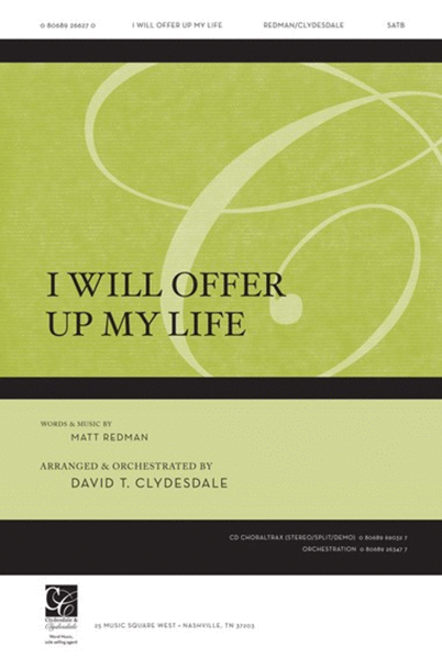 I Will Offer Up My Life - Orchestration