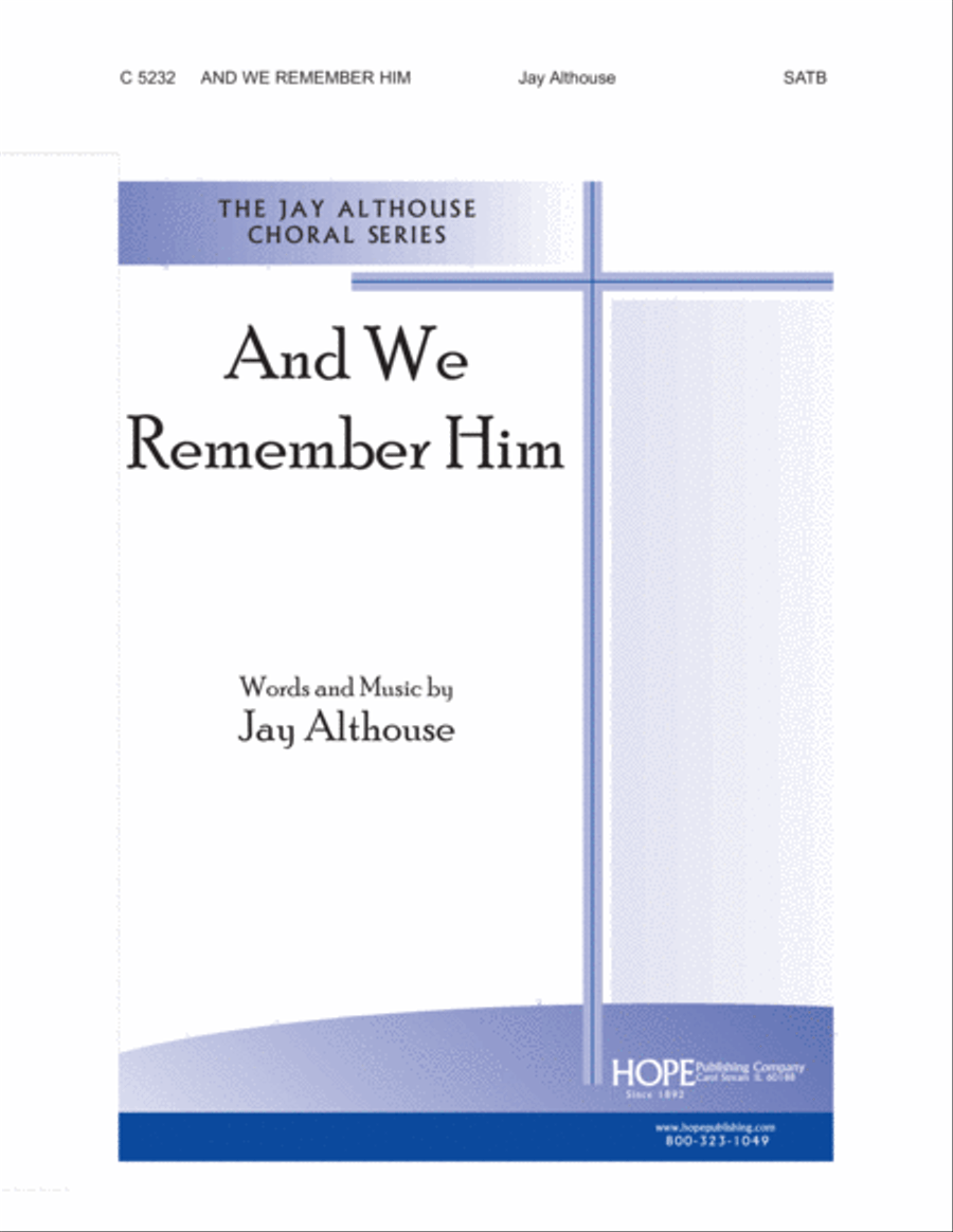 And We Remember Him And We Remember Him 4-Part scores gallery preview page 1