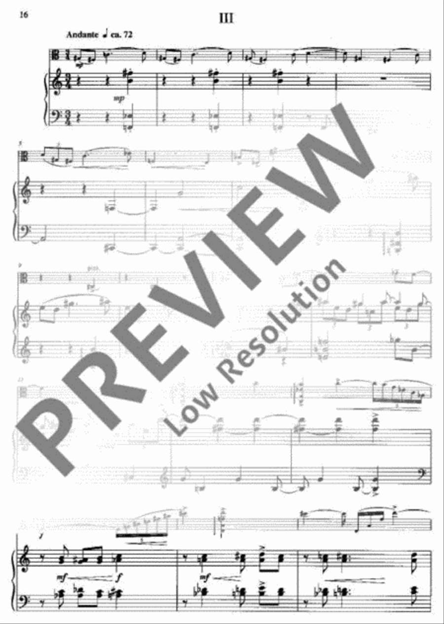 Three Elegies Three Elegies Piano Accompaniment scores gallery preview page 17