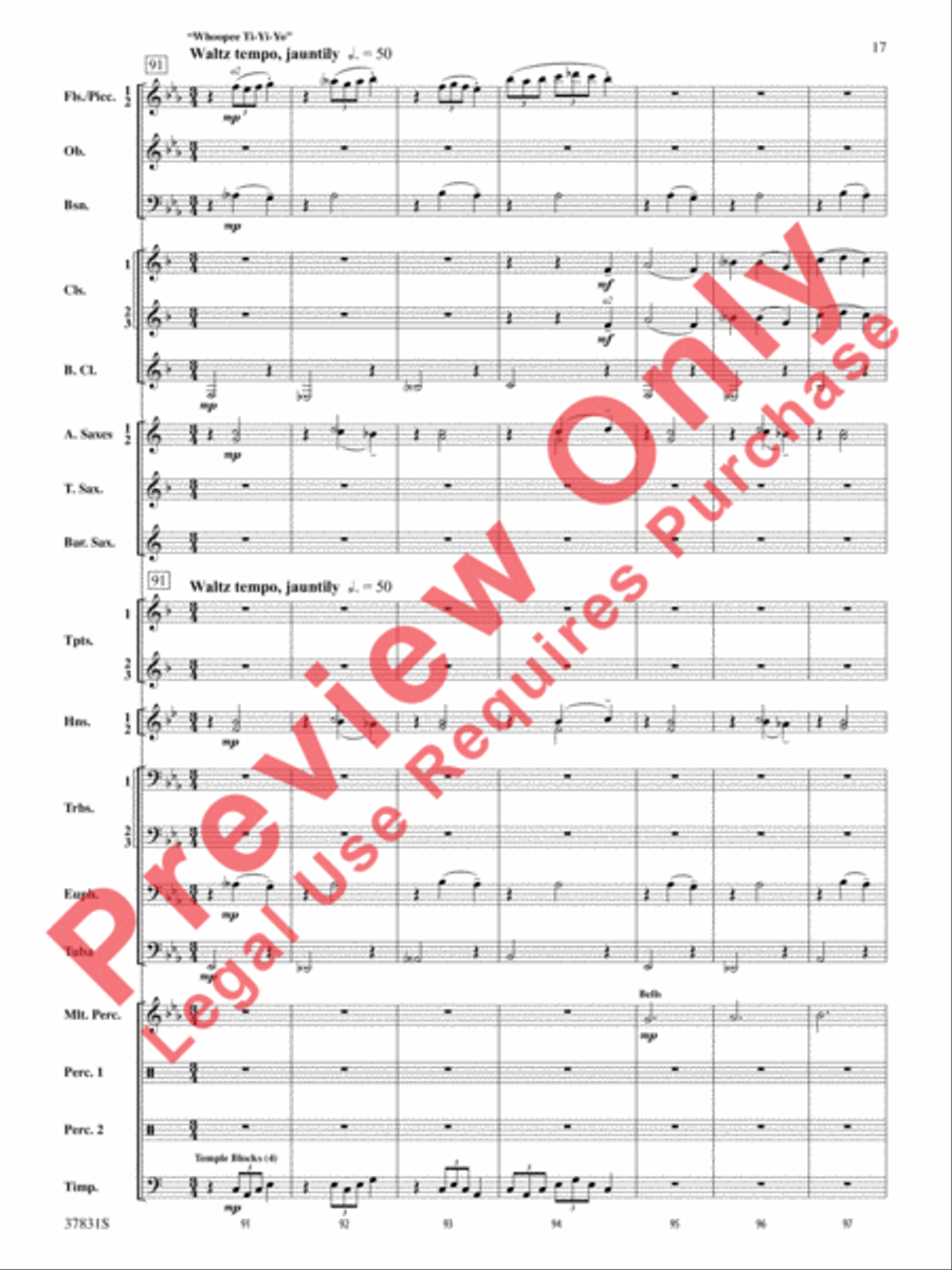 Saddle Up! Saddle Up! Concert Band scores gallery preview page 18