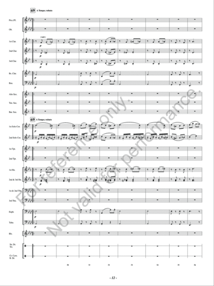 Side Partners Concert Band scores gallery preview page 13