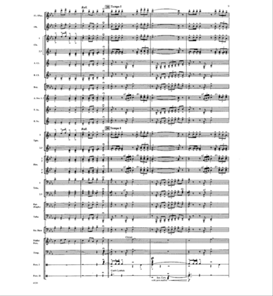 Where the River Flows Where the River Flows Concert Band scores gallery preview page 8