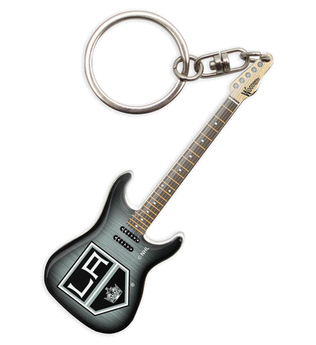 Los Angeles Kings Electric Guitar Keychain