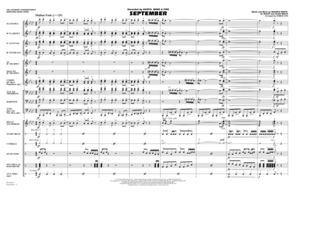 September - Conductor Score (Full Score)
