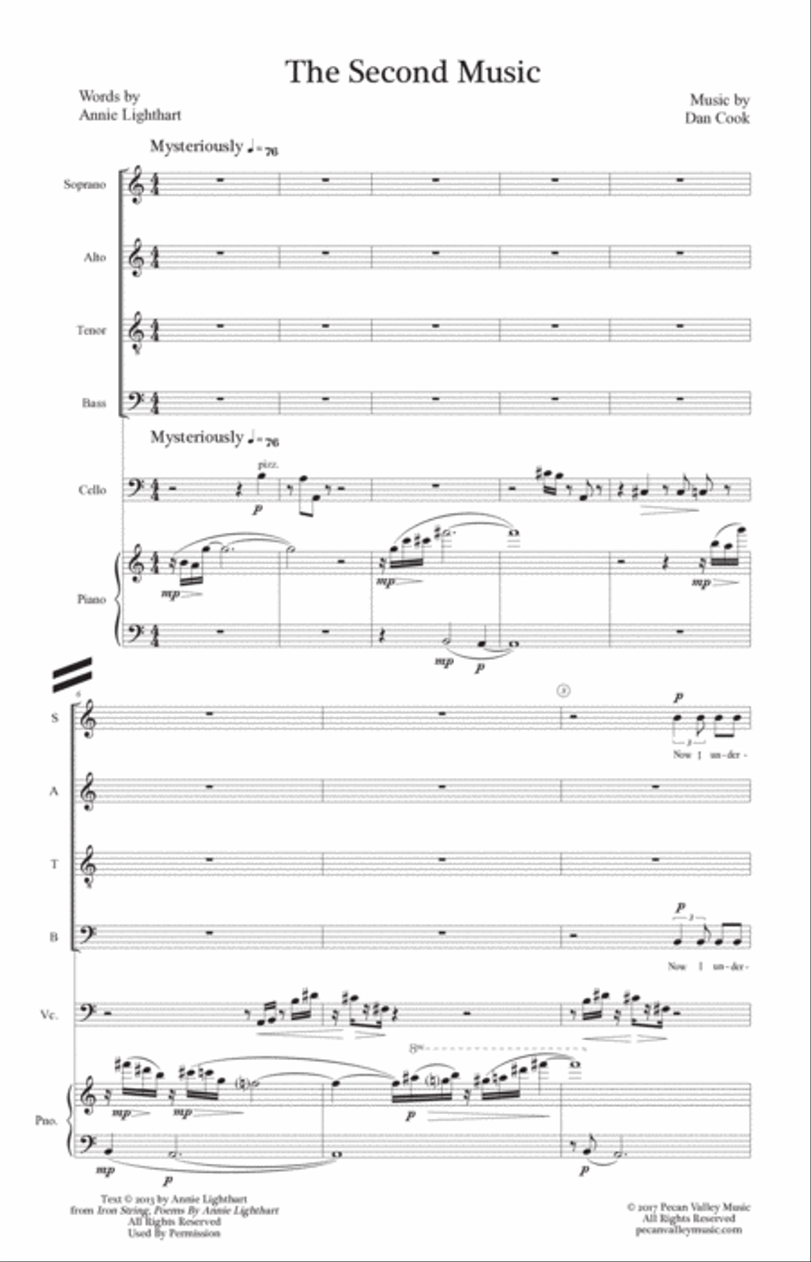 The Second Music 4-Part scores gallery preview page 2