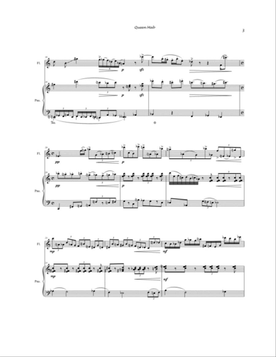 Queen Mab Woodwind Duet scores gallery preview page 3