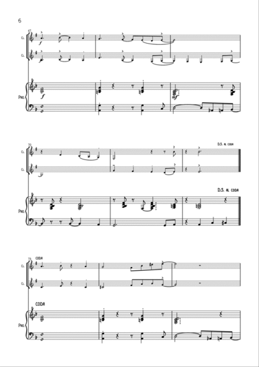 We Three Kings Woodwind Duet scores gallery preview page 6