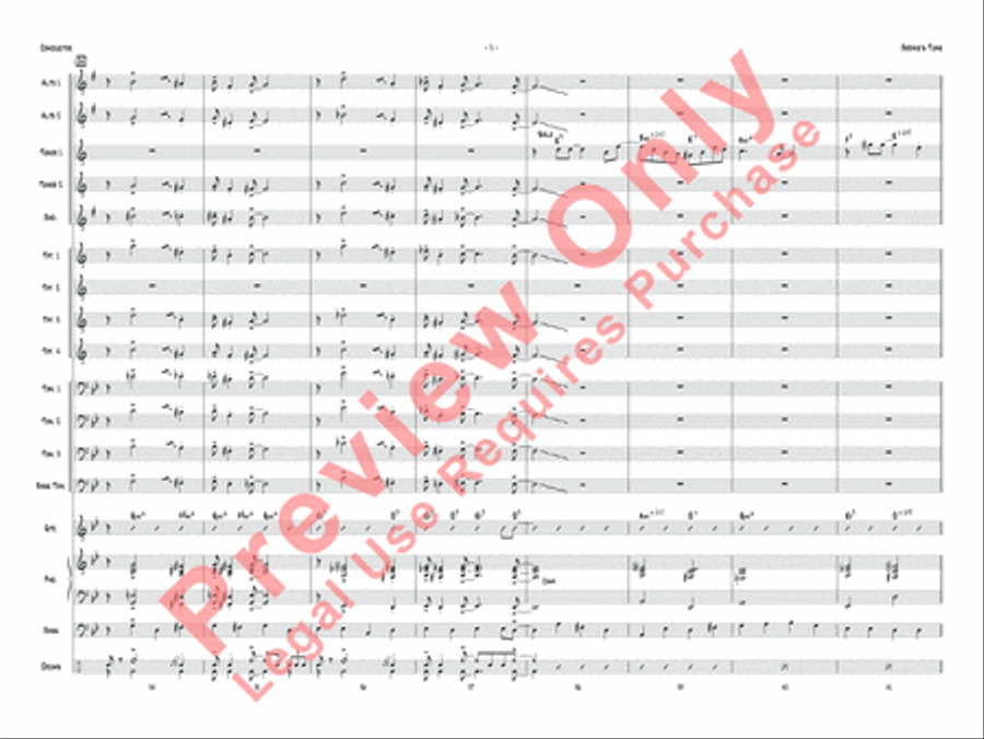 Bernie's Tune Bernie's Tune Jazz Ensemble scores gallery preview page 22