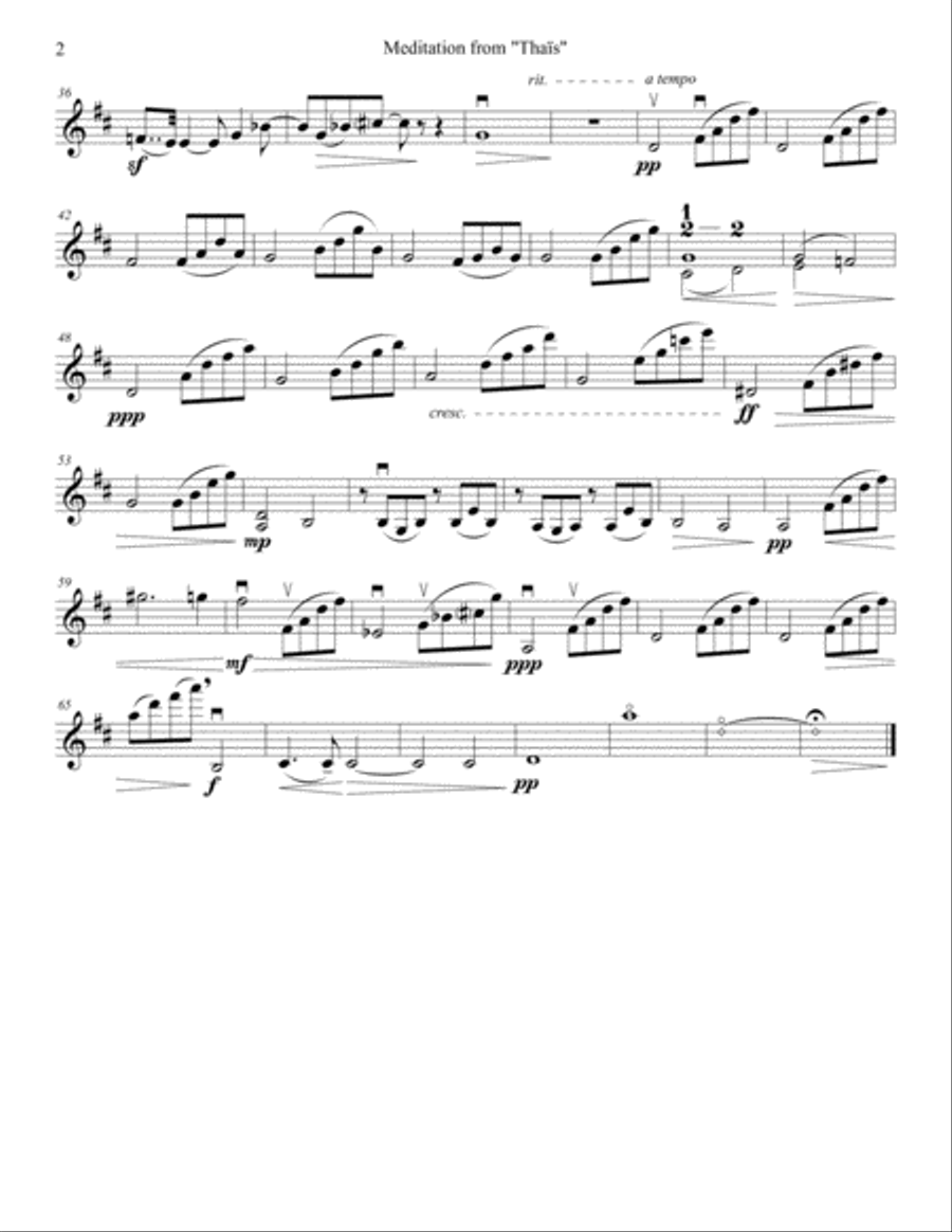 Meditation String Quartet scores gallery preview page 4