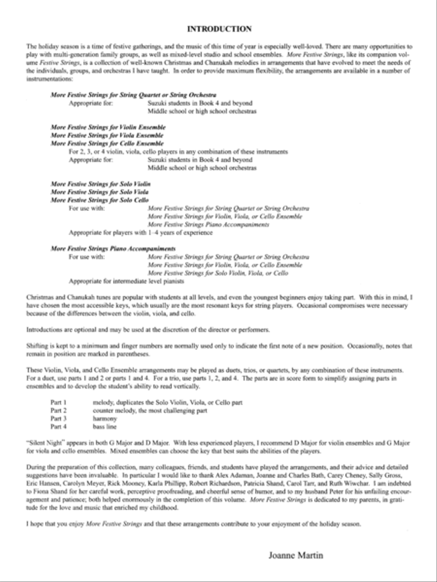 More Festive Strings for Ensemble Violin scores gallery preview page 7