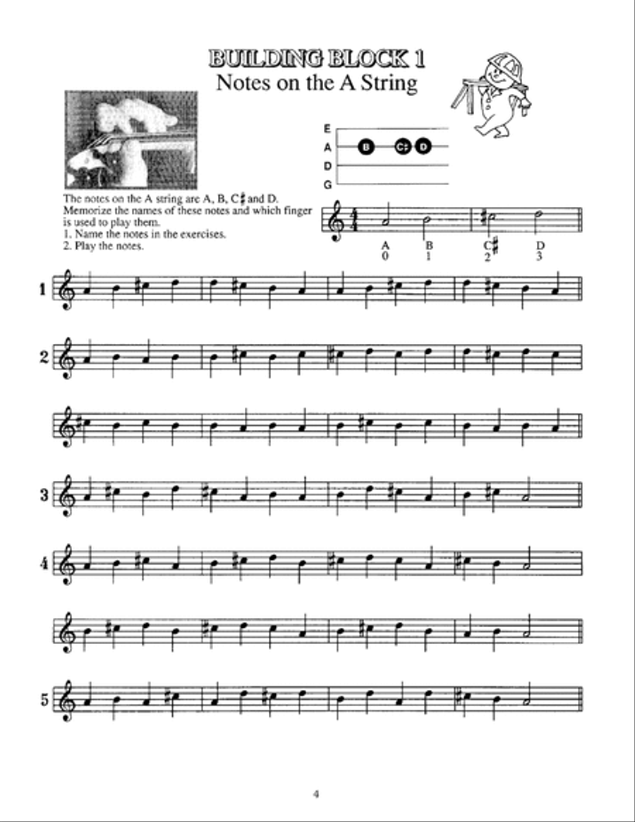 Technical Studies for Beginning Violin Violin scores gallery preview page 5