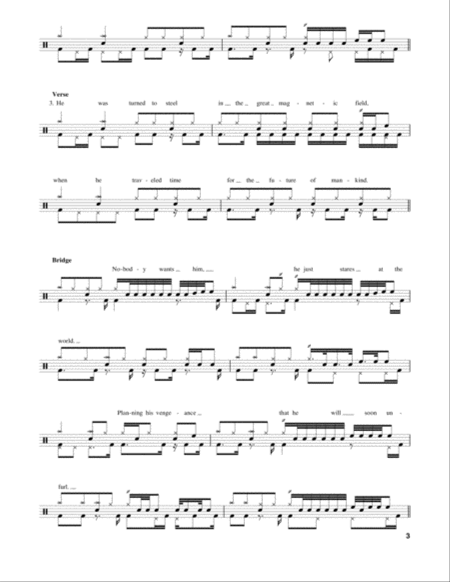 Iron Man Drum Set scores gallery preview page 3