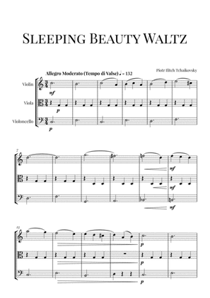 Tchaikovsky: Sleeping Beauty Waltz for Violin, Viola and Cello (String Trio)