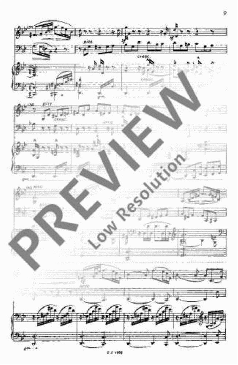 Piano Trio G minor Piano Trio scores gallery preview page 12