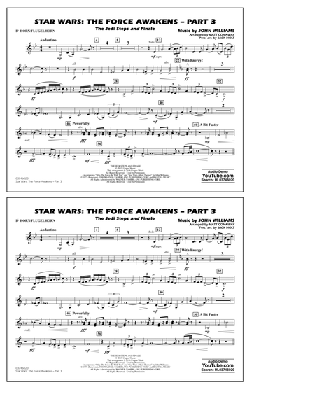 Star Wars: The Force Awakens - Part 3 - Bb Horn/Flugelhorn