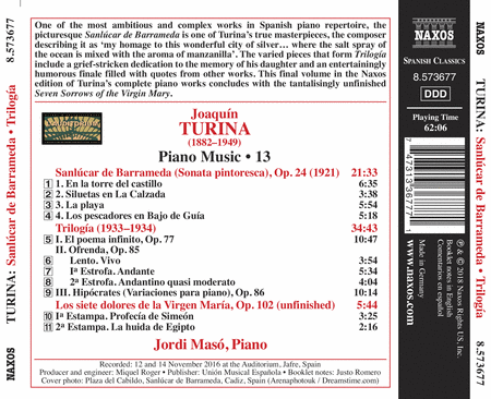 Turina: Sanlucar de Barrameda (Sonata pintoresca) Trilogia