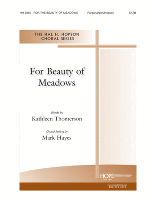 Book cover for For the Beauty of Meadows