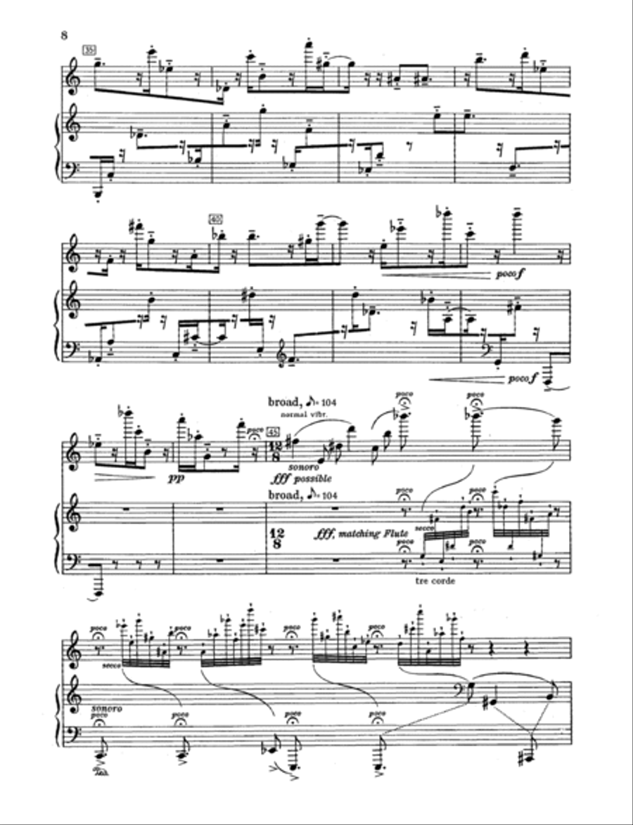 Cursive Cursive Flute Solo scores gallery preview page 9