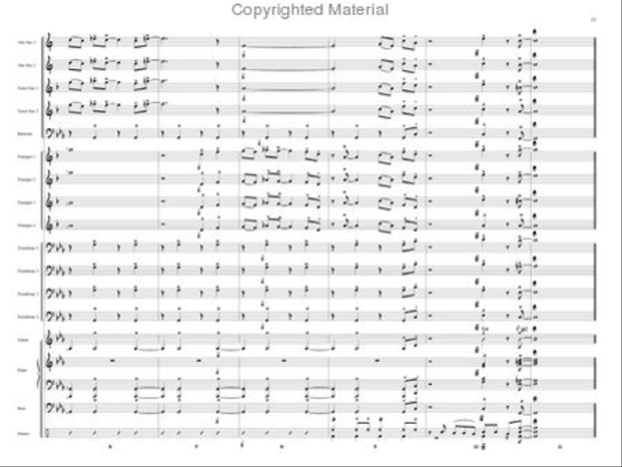 Minor Details Jazz Ensemble scores gallery preview page 14
