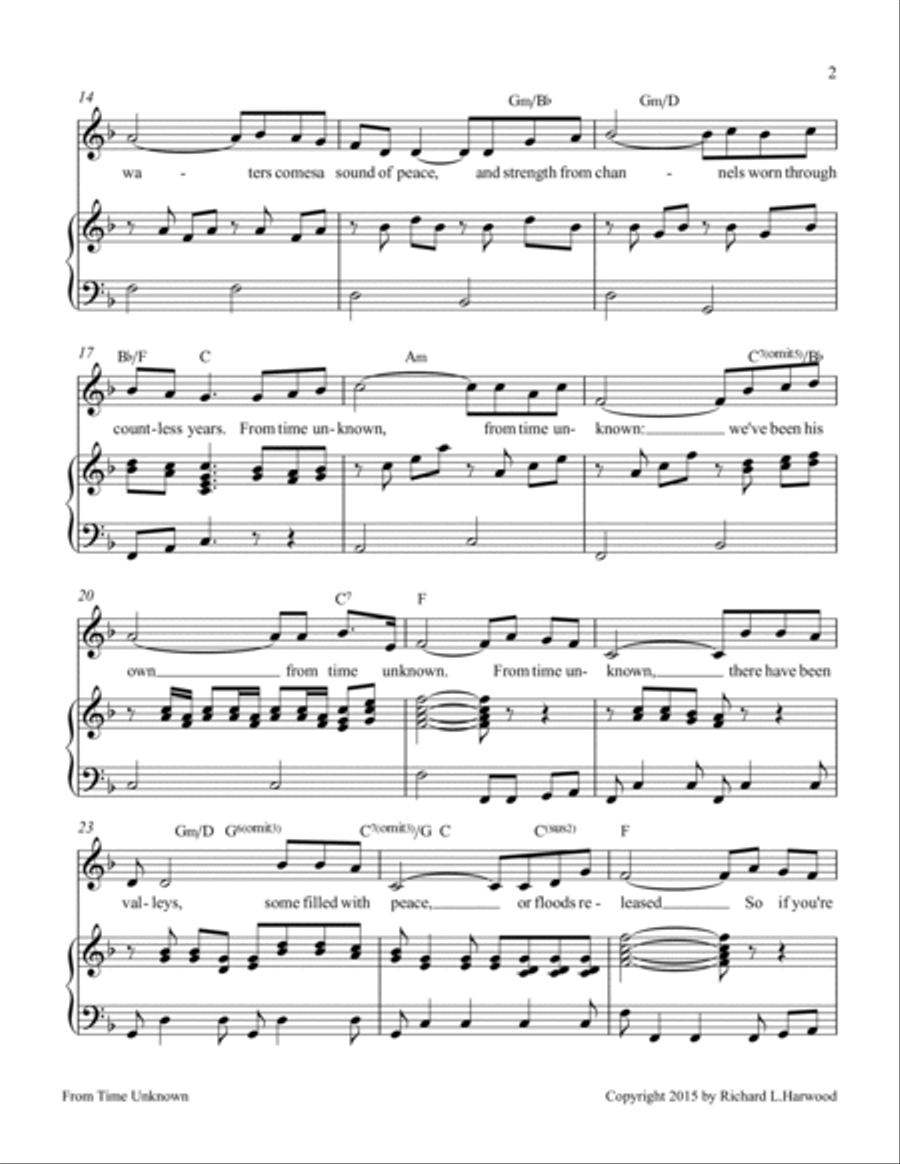 From Time Unknown Voice scores gallery preview page 3