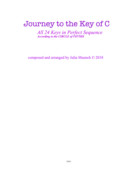 Journey to the Key of C : ALL 24 Keys in Perfect Sequence image number null